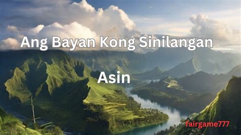 Ang Bayan kong Sinilangan .